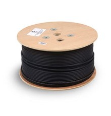 Cabeus FTP-4P-Cat.5e-SOLID-OUT-LSZH-UV Кабель FTP (F/UTP), категория 5e, 4 пары (24 AWG), одножильный, экран - фольга, для внутренней и внешней прокладки (+75 C - -40 C), LSZ (305 м)