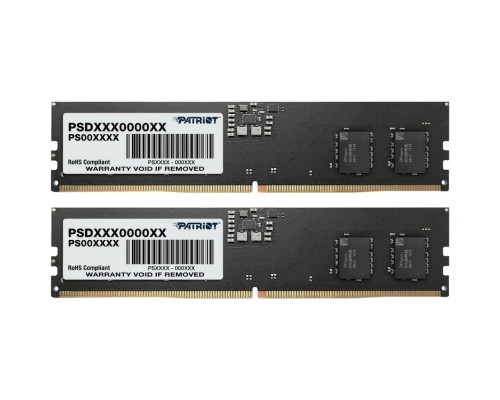 [Модуль памяти] Память DDR5 2x8Gb 4800MHz Patriot PSD516G4800K Signature RTL PC5-38400 CL40 DIMM ECC 288-pin 1.1В