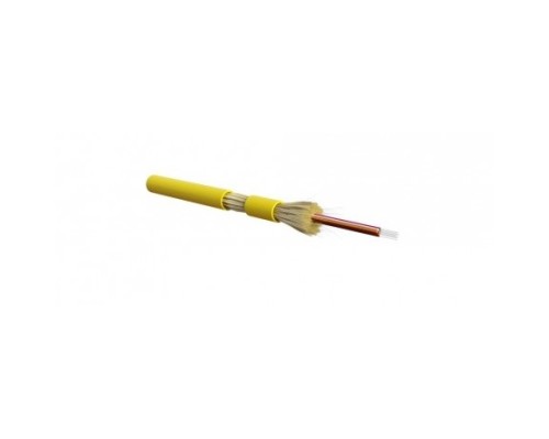 [Кабель] Hyperline FO-DT-IN-9S-12-LSZH-YL Кабель волоконно-оптический 9/125 (SMF-28 Ultra) одномодовый, 12 волокон, плотное буферное покрытие (tight buffer), для внутренней прокладки, LSZH, нг(А)-HF, –40°(1м.)