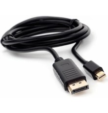 Cablexpert CCP-mDP2-6 Кабель miniDP<->DP , 20M/20M, v.1.2, 4K, 1.8м, черный, позол.разъемы, пакет