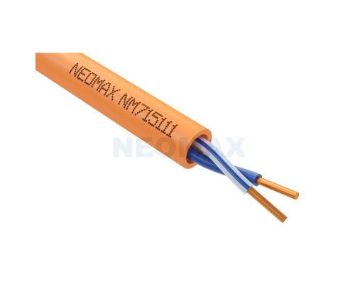[ Витая пара] Кабель NEOMAX [NM715111-500M] U/UTP cat.5e 1x2x0.52, 24 AWG, Медь, внутренний, ZH нг(А)-HF (LSZH), 500м, оранжевый