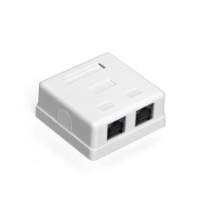 Exegate EX292843RUS Розетка внешняя двойная ExeGate SM2-RJ45-C5 RJ-45 кат.5/5E UTP Krone/110
