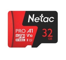 Micro SecureDigital 32GB Netac MicroSD card P500 Extreme Pro, retail version w/SD adapter [NT02P500PRO-032G-R]
