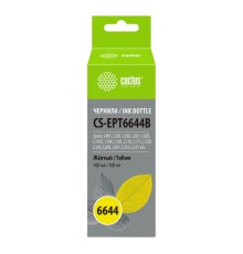 Чернила Cactus CS-EPT6644B T6644 желтый 100мл для Epson L100/L110/L120/L132/L200/L210/L222/L300/L312/L350/L355/L362/L366/L456/L550/L555/L566/L1300