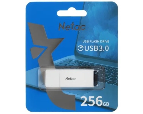 [Носитель информации] Netac USB Drive 256GB U185 NT03U185N-256G-30WH USB3.0 белый