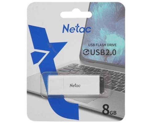 [Носитель информации] Netac USB Drive 8GB U185 NT03U185N-008G-20WH USB2.0 белый