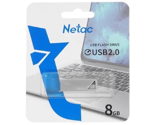 [Носитель информации] Netac USB Drive 8GB U326 NT03U326N-008G-20PN USB2.0 серебристый