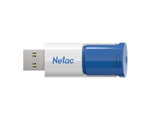 [Носитель информации] Netac USB Drive 64GB U182 Blue USB3.0,retractable [NT03U182N-064G-30BL]