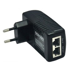 Just JT-MIDSPAN05A Пассивный PoE инжектор Fast Ethernet на 1 порт. Мощность PoE - до 25W (с возможностью подключения PTZ видеокамеры). Напряжение PoE - 48V (конт. 4,5 (+); 7,8 (-)).