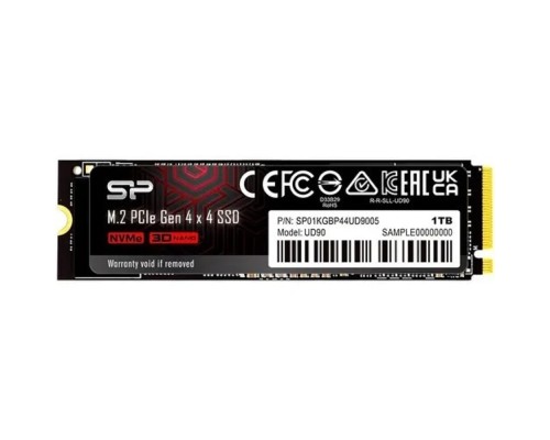 [накопитель] SSD Silicon Power UD90 SP01KGBP44UD9005 1ТБ, M.2 2280, PCIe 4.0 x4, NVMe, M.2