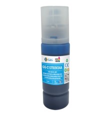 Чернила G&G GG-C13T03V24A 101C голубой70мл для Epson L4150/L4160/L6160/L6170