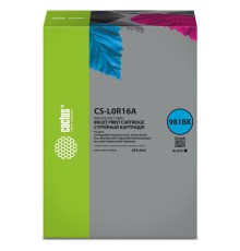 Картридж струйный Cactus CS-L0R16A 981Y черный (465мл) для HP PageWide Enterprise Color 556dn/556xh/Flow MFP586z