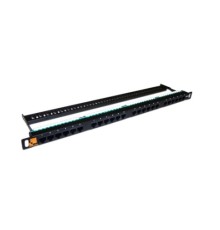 Патч-панель LANMASTER компактная 24 порта, UTP, кат.5E, 0.5U (LAN-PPC24U5E)
