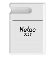 Netac USB Drive 128GB  U116 128Gb <NT03U116N-128G-30WH>, USB3.0, миниатюрная пластиковая белая
