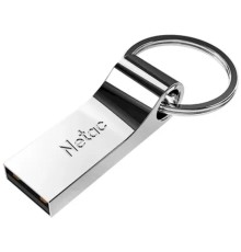 Netac USB Drive 16GB U275 <NT03U275N-016G-20SL>, USB2.0, с кольцом, металлическая