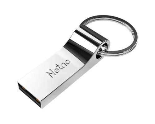 [Носитель информации] Netac USB Drive 16GB U275 <NT03U275N-016G-20SL>, USB2.0, с кольцом, металлическая