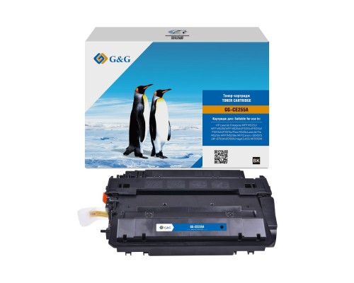 [Расходные материалы] Картридж лазерный G&G GG-CE255A черный (6000стр.) для HP LJ Enterprise MFP M525c/P3015n/LJ Pro M521dn MFP/M521dw MFP