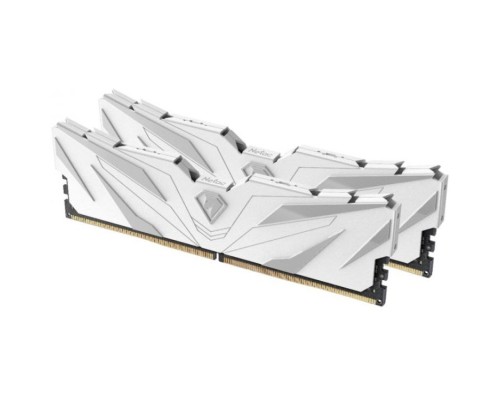 [Модуль памяти] Модуль памяти DDR4 Netac Shadow II 16GB (2x8GB) 3200MHz CL16 1.35V / NTSWD4P32DP-16W / White / with radiator