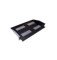 Полка фронтальная LANMASTER TWT-CB-SFBF300-1U/18 1U с возможностью установки заднего фиксатора, глубина 300 мм, нагруз - 18 кг (TWT-CB-SFBF300-1U/18)