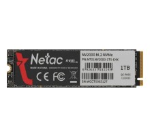 SSD Netac NV2000 PCIe 3 x4 M.2 2280 NVMe 3D NAND SSD 1TB NT01NV2000-1T0-E4X