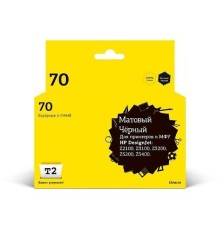 T2 C9448A Картридж (IC-H9448) №70 для HP Designjet Z2100/Z3100/Z3200/Z5200/Z5400, матовый черный, с чипом, пигментный