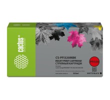 Картридж струйный Cactus CS-PFI320MBK черный матовый (300мл) для Canon imagePROGRAF TM-200/TM-200 MFP L24ei/TM-205/TM-300