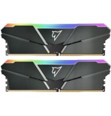 Модуль памяти Netac Shadow RGB DDR4-3200 16Gb (8Gb x 2)  C16 Grey