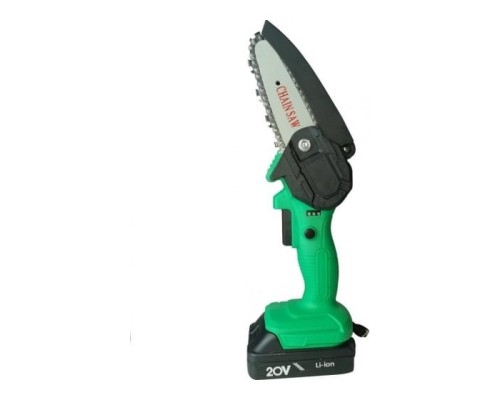 [Садовые пилы] Пила цепная аккумуляторная ZITREK GreenSaw 20 { 20В, 1,5Ач Li-ion аккум. 2шт, ЗУ } [082-1850]