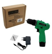 Дрель-шуруповерт аккумуляторная Zitrek Green 12-Li-ion { 12В, Li-ion аккумулятор, бита } [063-4041]