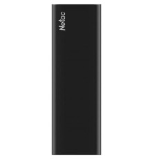 Netac Portable SSD 250GB Z Slim [NT01ZSLIM-250G-32BK] USB3.2, up to 520/480MBs, черный