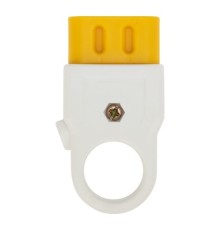 REXANT 11-8526 Розетка разборная без з/к 10А плоская белая 