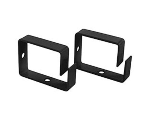 [Cabeus аксессуары к монтажным шкафам] Cabeus MCR-65-BK Кольцо организационное для укладки кабеля 65х45 мм, металлическое, цвет черный (RAL 9004)