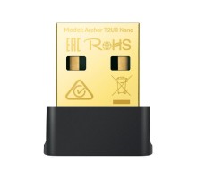 TP-Link Archer T2UB Nano AC600 Ультракомпактный двухдиапазонный Wi-Fi USB-адаптер Bluetooth 4.2