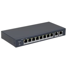 HiWatch DS-S1008P 8x100Mb 2G 8PoE+ 60W неуправляемый