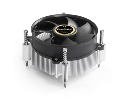 [Вентиляторы] Exegate EX292655RUS Кулер ExeGate ETA-20.PWM.V1700 (Al, LGA1700/1150/1151/1155/1156/1200/1366, TDP 90W, Fan 95mm, PWM 900-2400RPM, Hydro bearing, 4pin, 11-24db, 345г, с термопастой, на винтах, Color B