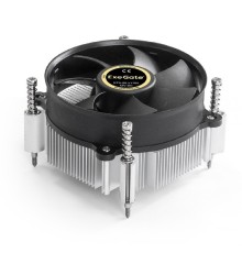 Exegate EX292654RUS Кулер ExeGate ETA-20.V1700 (Al, LGA1700/1150/1151/1155/1156/1200/1366, TDP 90W, Fan 95mm, 2400RPM, Hydro bearing, 3pin, 22db, 340г, с термопастой, на винтах, Color Box)