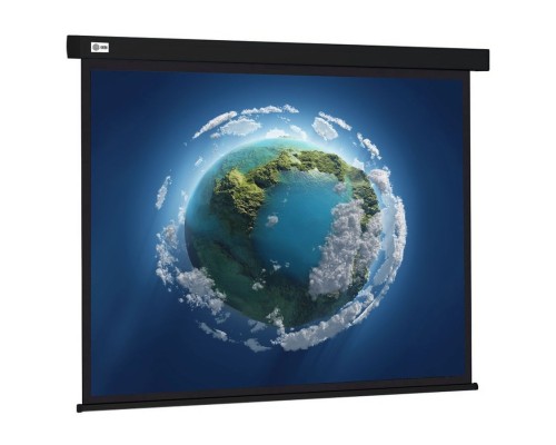 [Экраны Cactus] Экран Cactus Wallscreen CS-PSW-127X127-BK 127х127см 1:1 настенно-потолочный рулонный черный