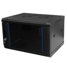 5bites Шкаф телекоммуникационный настенный TC6403-12B 12U / 600*450 / WALL / BLACK