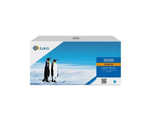 [Расходные материалы] Картридж G&G, аналог HP CE741A/307A синий 7.3k с чипом