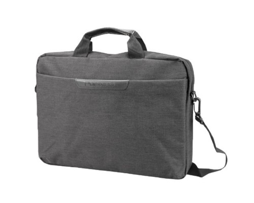 [Сумка для ноутбука] Сумка PORTCASE KCB-161Grey (нейлон, серая до 15,6