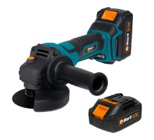 Bort МАШИНА ШЛИФОВАЛЬНАЯ УГЛОВАЯ АККУМУЛЯТОРНАЯ BORT BWS-20LI-SR {20 В; Li-Ion ; 4 Ач; 7000 об/мин; 22,5 мм; 2,2 кг; 4 Ач; батарей 2 шт; аксессуаров 5 шт; гарантия 2 г} [93412215]