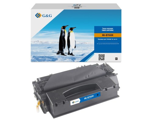[Расходные материалы] Картридж лазерный G&G GG-Q7553X черный (7000стр.) для HP LJ P2010/P2014/P2015/M2727nf MFP