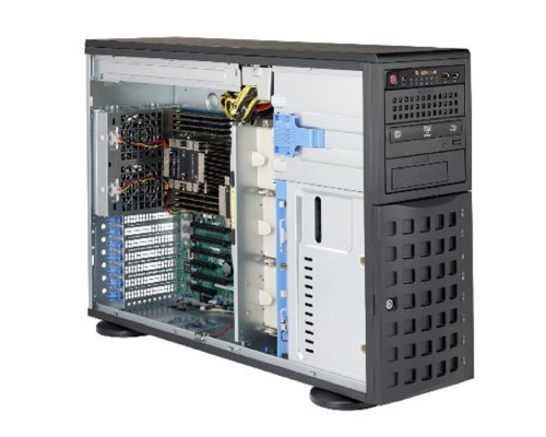 [Корпус] Supermicro CSE-745BAC-R1K23B Корпус SuperChassis 4U 745BAC-R1K23B/HDD(8)LFF/3x5.25