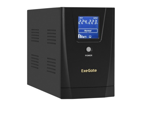[ИБП] Exegate EX292631RUS ИБП ExeGate SpecialPro Smart LLB-2000.LCD.AVR.4C13.RJ.USB <2000VA/1200W, LCD, AVR, 4*C13,RJ45/11,USB, металлический корпус, Black>