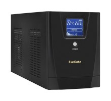 Exegate EX292637RUS ИБП ExeGate SpecialPro Smart LLB-3000.LCD.AVR.2SH.4C13.RJ.USB <3000VA/1800W, LCD, AVR,2*Schuko+4*C13,RJ45/11,USB, металлический корпус, Black>