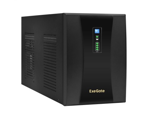 [ИБП] Exegate EX292615RUS ИБП ExeGate SpecialPro UNB-3000.LED.AVR.2SH.4C13.RJ.USB <3000VA/1800W,LED, AVR,2*Schuko+4*C13,RJ45/11,USB, металлический корпус, Black>