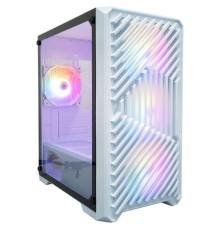 1STPLAYER TRILOBITE T5 White / mATX, TG / 4x120mm LED fans inc. / T5-WH-4F1-W