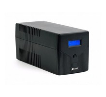 ИБП Бастион SKAT-UPS 1000-IN-2x7 {Line-interactive, 1000ВА/600Вт, на пол, LCD-дисп, 2x EURO + 2х C13, USB/RJ-45, АКБ 2х 7Ач, МПТ} (456)