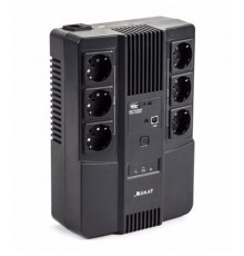 ИБП Бастион SKAT-UPS 800-AI-IN-1x9 {Line-interactive, 800/480Вт, USB/RJ-45, АКБ 1х 9Ач, сверху ЕВРО 3+3, реестр МПТ} (452)