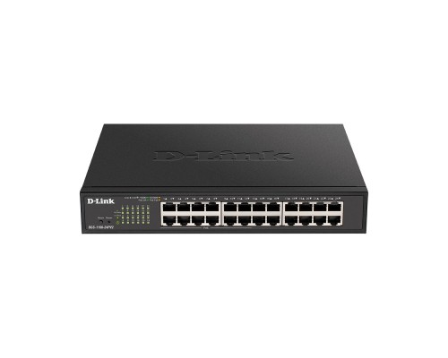 [Сетевое оборудование] D-Link DGS-1100-24PV2/A3A Настраиваемый L2 коммутатор c 24 портами 10/100/1000Base-T (12 портов РоЕ 802.3af/at, PoE-бюджет 100 Вт)